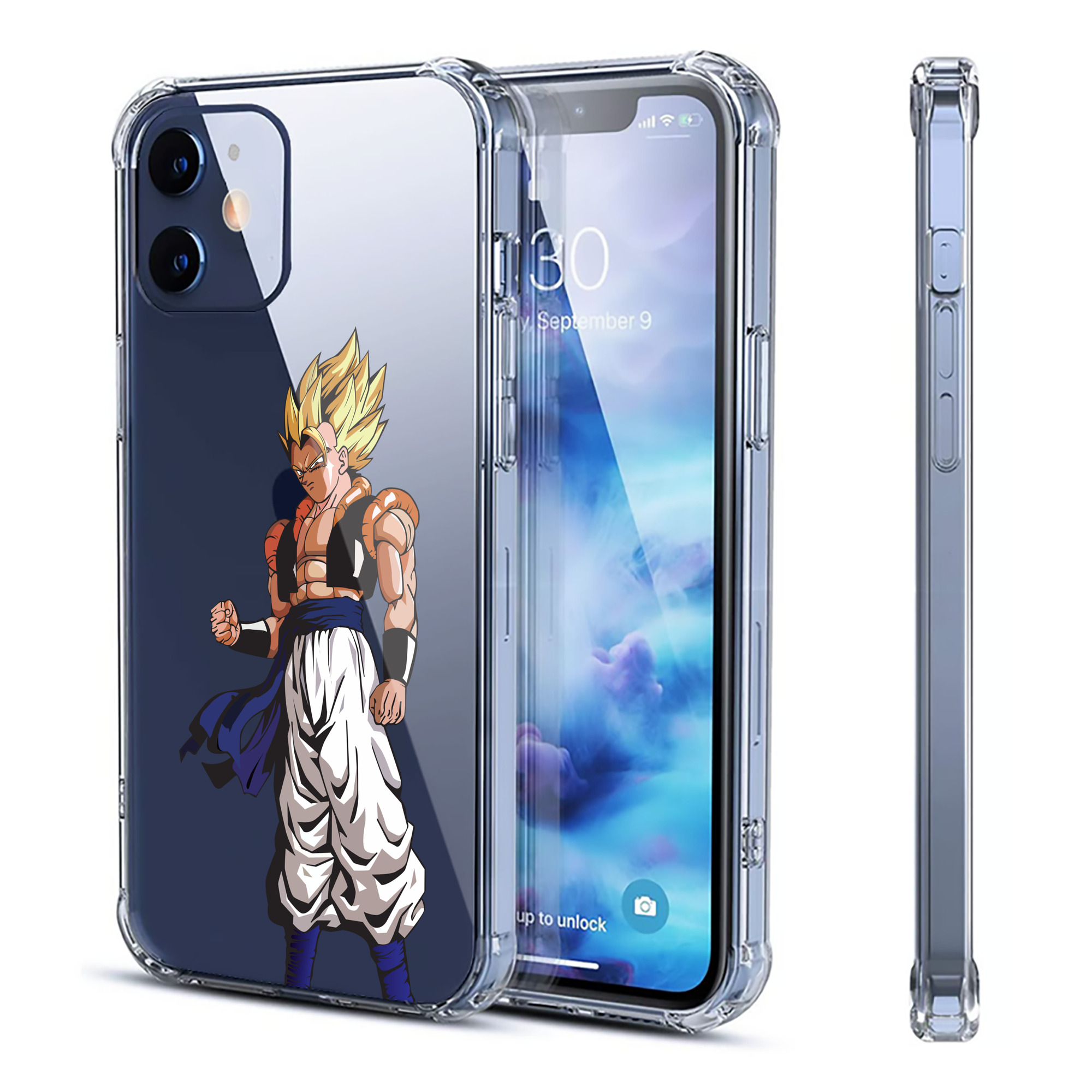 （画像用） ドラゴンボール DRAGON BALL 【iPhone 12シリーズ対応】透明スマホケース（クリアソフトケース）